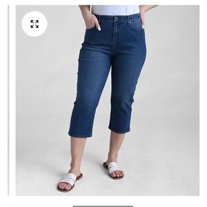 Christopher & Banks Blue Cropped Jeans